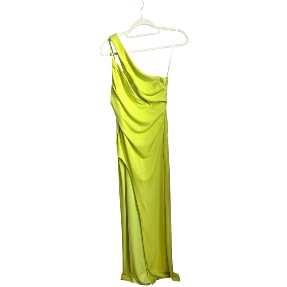 Katie May x Revolve A Cut Above Gown in Green Chartreuse Size XS - Picture 3 of 10